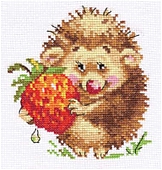 Ёжик с клубникой