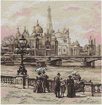 Париж. На мосту Александра III