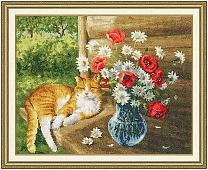Дачная жизнь кота Василия