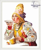 Боярышня за чаем