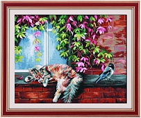 Кот и ворона